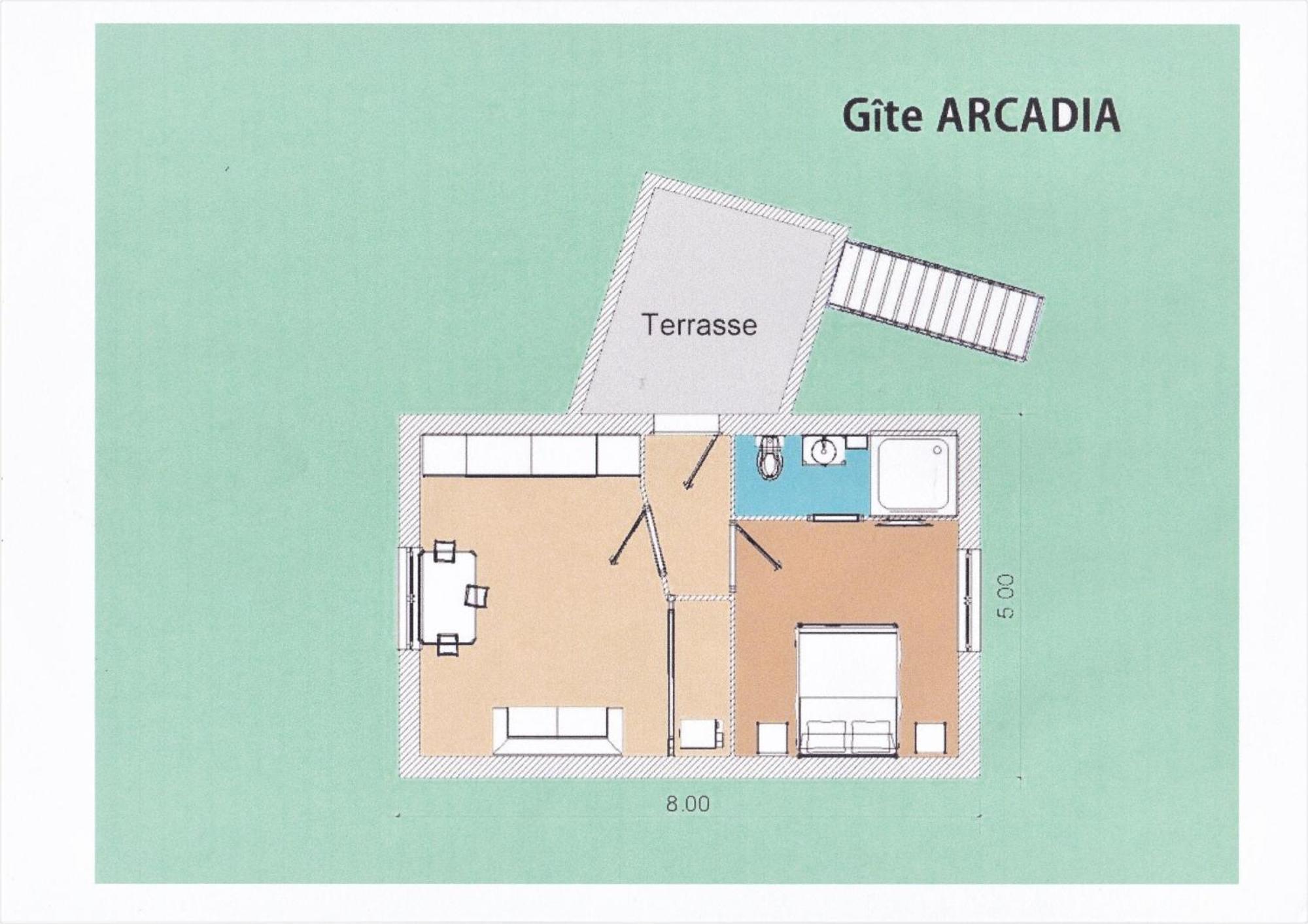 Gite Arcadia Saint-Ambroix Eksteriør billede